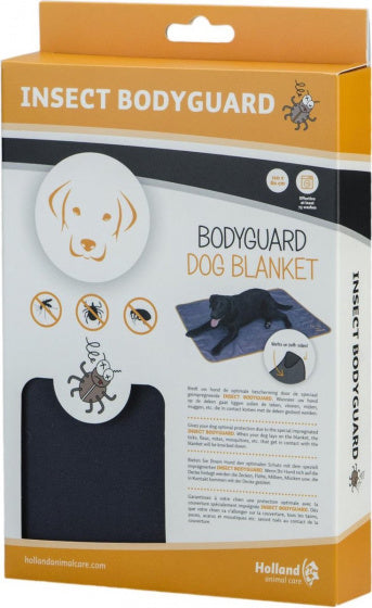 BODYGUARD DOG BLANKET ANTI INSECT GRIJS 120X80 CM