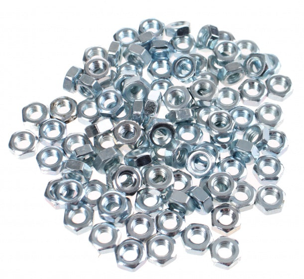 Moer verzinkt M4 (100 stuks)