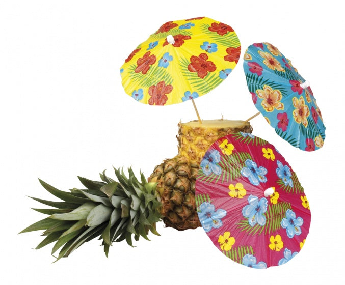 Hawaï Cocktail Parasols, 6st.