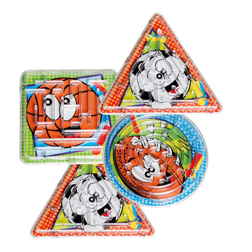 doolhofspellen Maze Games 6cm junior 4 stuks