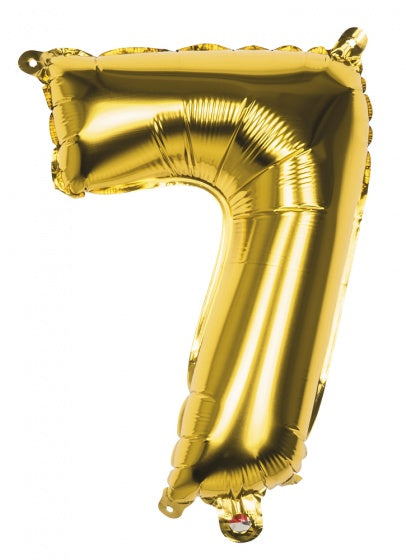 Folieballon 7 goud 22007