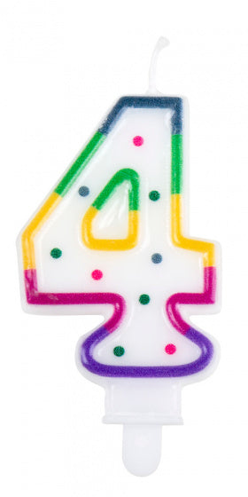 Kaarsjes 4 Jaar