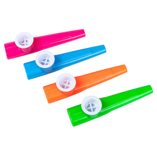 kazoos 11 x 2 cm junior 4 stuks