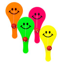 peddelbal Smiley 11 cm junior 4 stuks