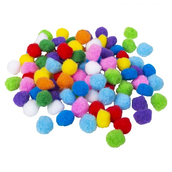 pompoms 2 cm 100 stuks