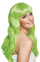 Pruik Party Chique Groen