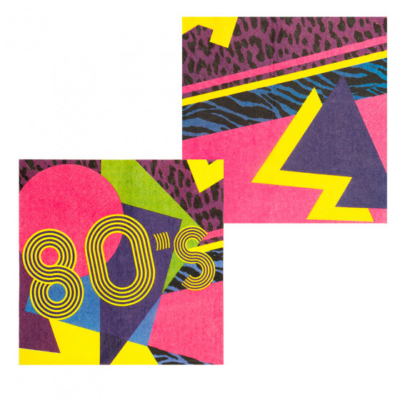 Servetten 80's, 12st.