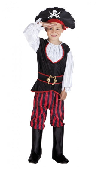 Kinderkostuum Piraat Tom, 7-9 jaar