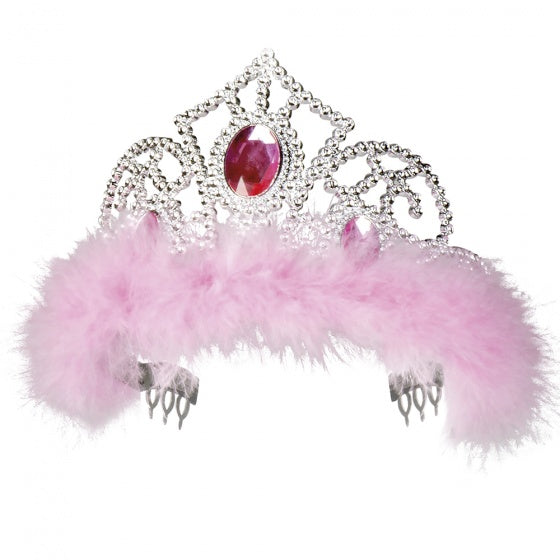 Tiara Jasmine one size zilver/roze