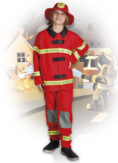 Kinderkostuum Brandweerman, 10-12 jaar