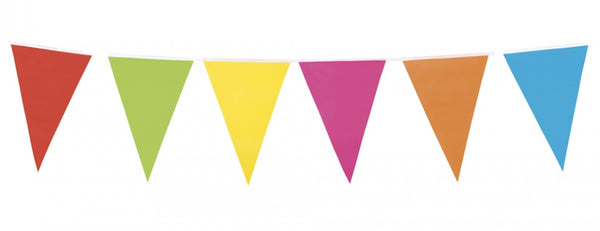 Vlaglijn PE Multi kleuren 10mtr 74749