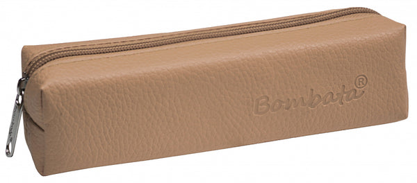 etui Classic 19 x 5 cm kunstleer bruin