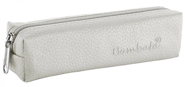 etui Classic 19 x 5 cm kunstleer grijs