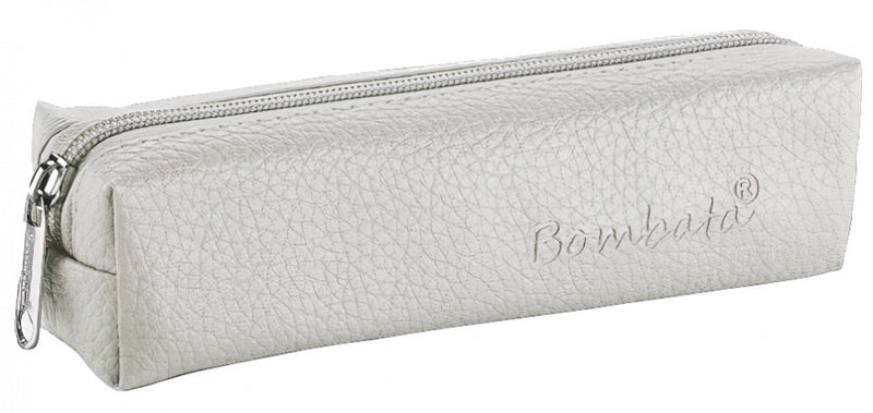 etui Classic 19 x 5 cm kunstleer grijs