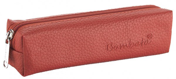 etui Denim 19 x 5 cm kunstleer oranje