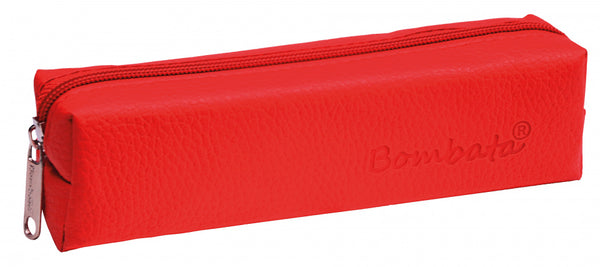 etui Classic 19 x 5 cm kunstleer rood