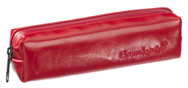 etui Evolution 19 x 5 cm kunstleer rood
