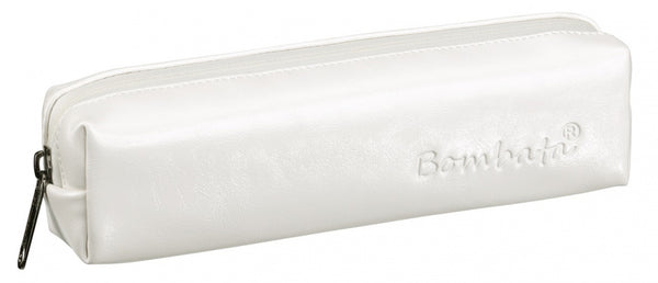 etui Evolution 19 x 5 cm kunstleer wit