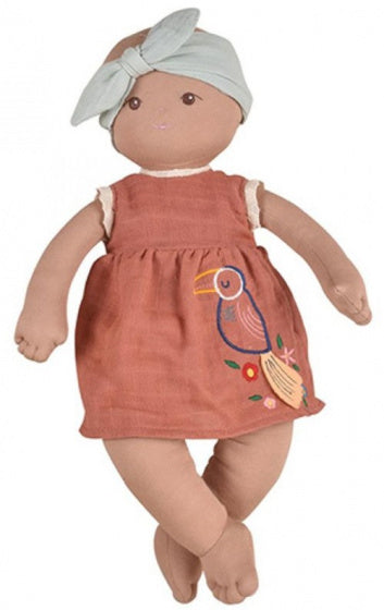 babypop Aria meisjes 42 cm polyester beige/roze