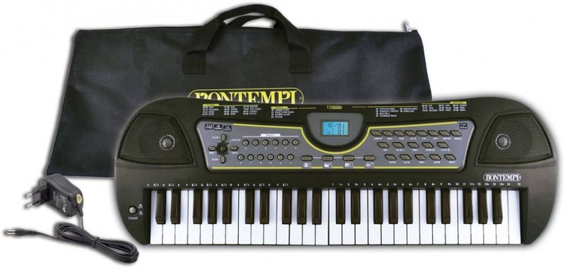 digitaal keyboard en tas 49 toetsen zwart