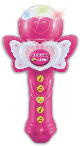 draagbare microfoon iGirl meisjes roze 24 cm