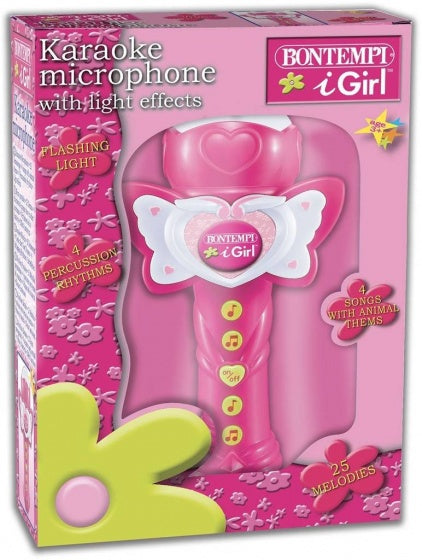 draagbare microfoon iGirl meisjes roze 24 cm