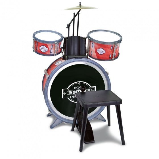 drumstel junior 68 cm rood/zwart 8-delig