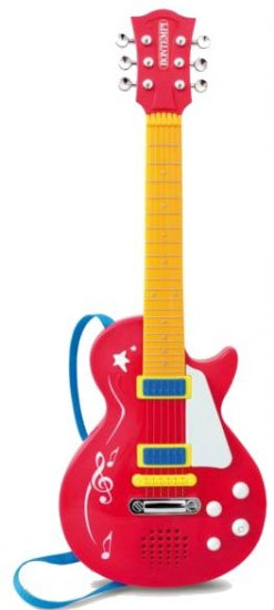 Elektrische Rock gitaar rood