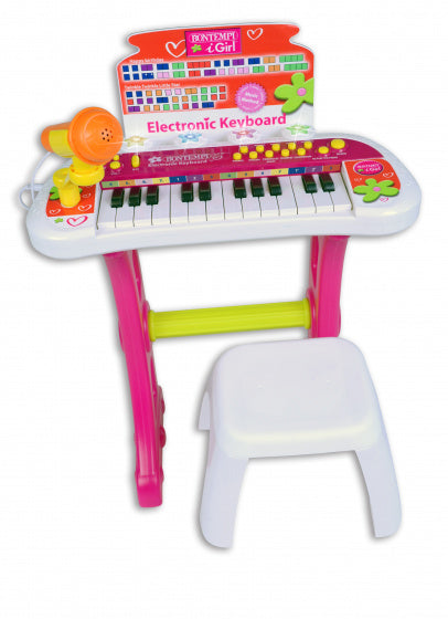 keyboard elektronisch junior 45 x 48 cm roze