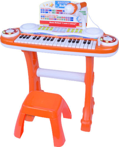 keyboard junior 48 x 55 x 20 cm oranje/wit 3-delig