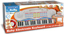 keyboard junior 48 x 55 x 20 cm oranje/wit 3-delig