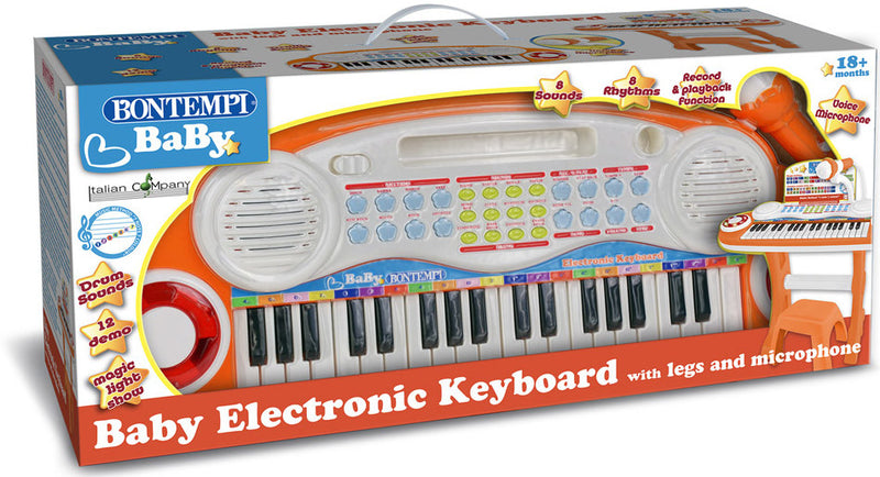 keyboard junior 48 x 55 x 20 cm oranje/wit 3-delig