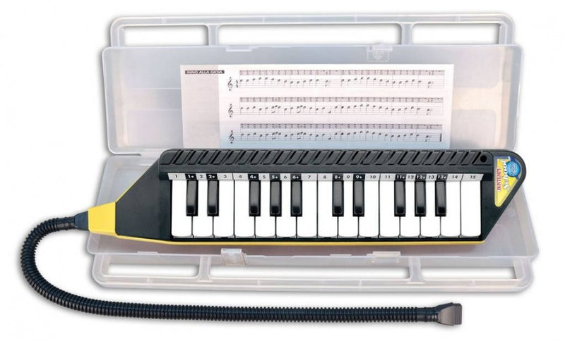 mondpiano 25 toetsen 41 cm zwart