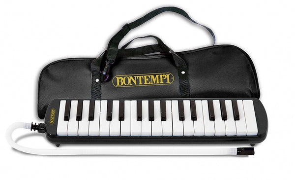 mondpiano 32 toetsen 42 cm zwart