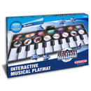 muzikale speelmat junior 148 x 60 cm zwart/wit