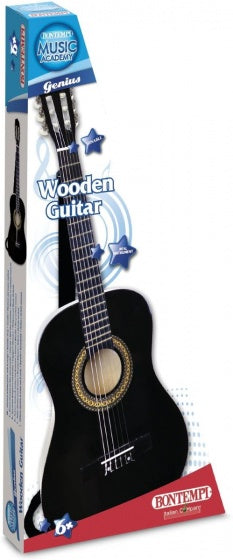 Spaanse houten gitaar zwart 92 cm