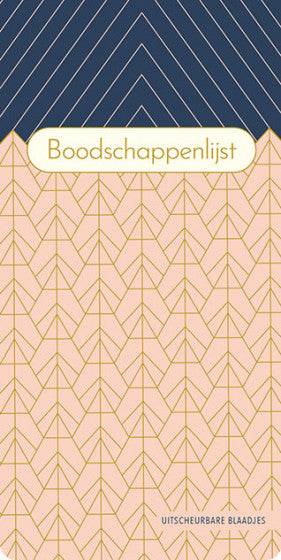 boodschappenlijst Pink Petterns 22 x 11 papier