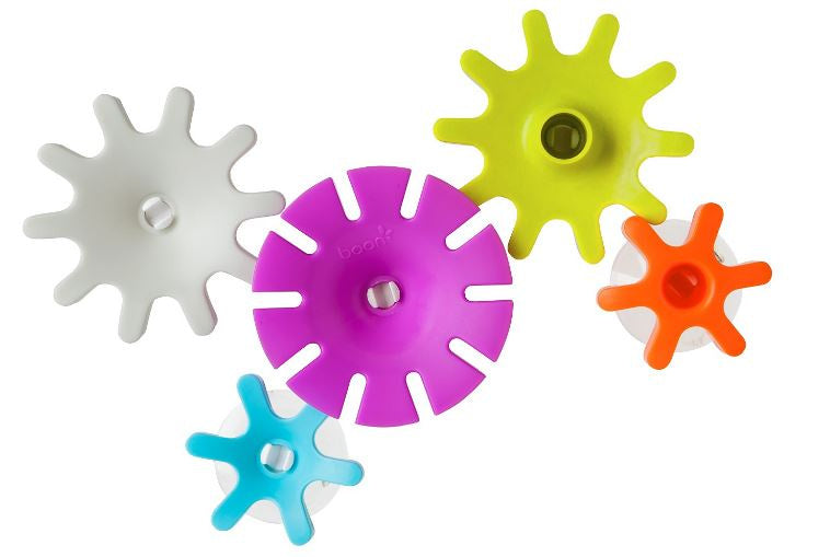 badspeelgoedset Cogs junior 19,5 x 17 cm 5-delig