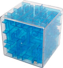 hersenkraker Magic Cube doolhof junior 7 cm blauw