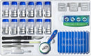 experimentset microscoop junior blauw 20-delig