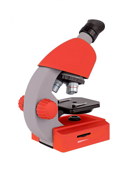 microscoop junior 22 cm staal rood 44-delig