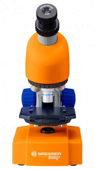 microscoop met koffer junior grijs/oranje 21-delig