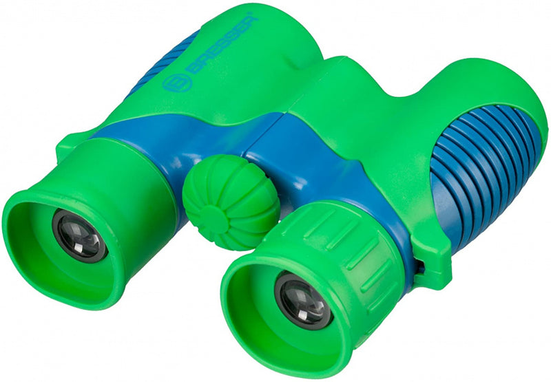 verrekijker junior 21 x 6 cm rubber groen/blauw 5-delig