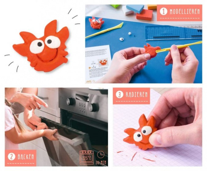 boetseerklei-gum-set summertime junior 7-delig