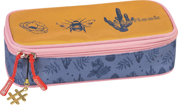 etui Harmony junior 22 x 11 x 6 cm polyester blauw