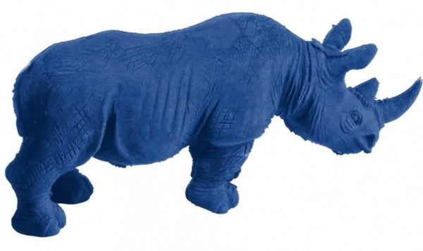 gum Animal neushoorn 10 x 7 cm junior blauw