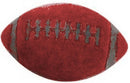 gum Football 2,5 cm rubber rood
