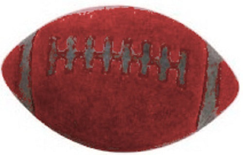 gum Football 2,5 cm rubber rood