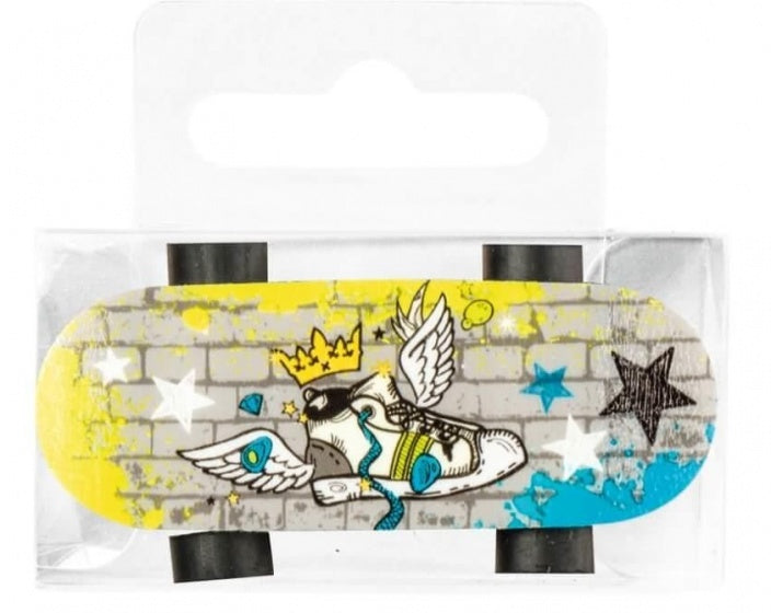 gum skateboard schoen geel/blauw 6 cm