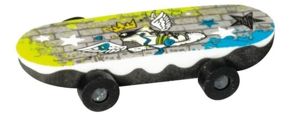 gum skateboard schoen geel/blauw 6 cm